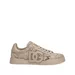 Sneakers Dolce & Gabbana, Portofino Design, Lace Details, Sand Beige
